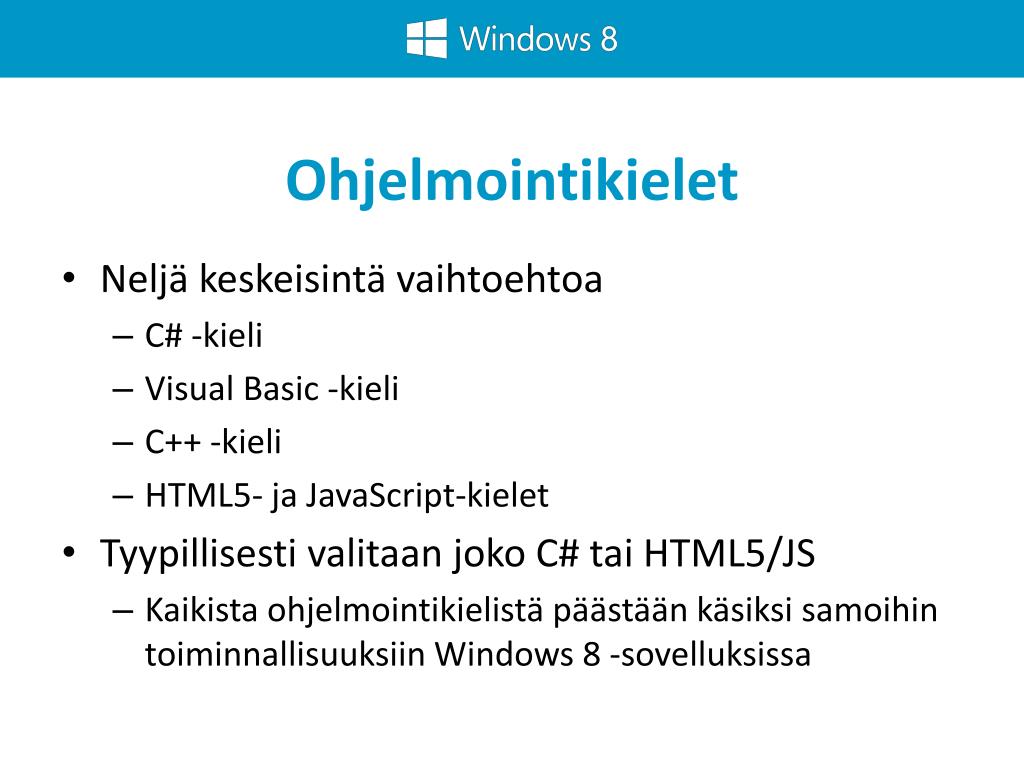 Ohjelmointikielet: Yksinkertaistettu Opas