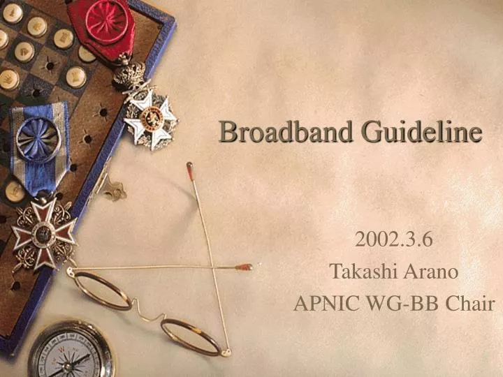 broadband guideline n.