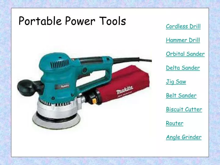 power tools ppt presentation