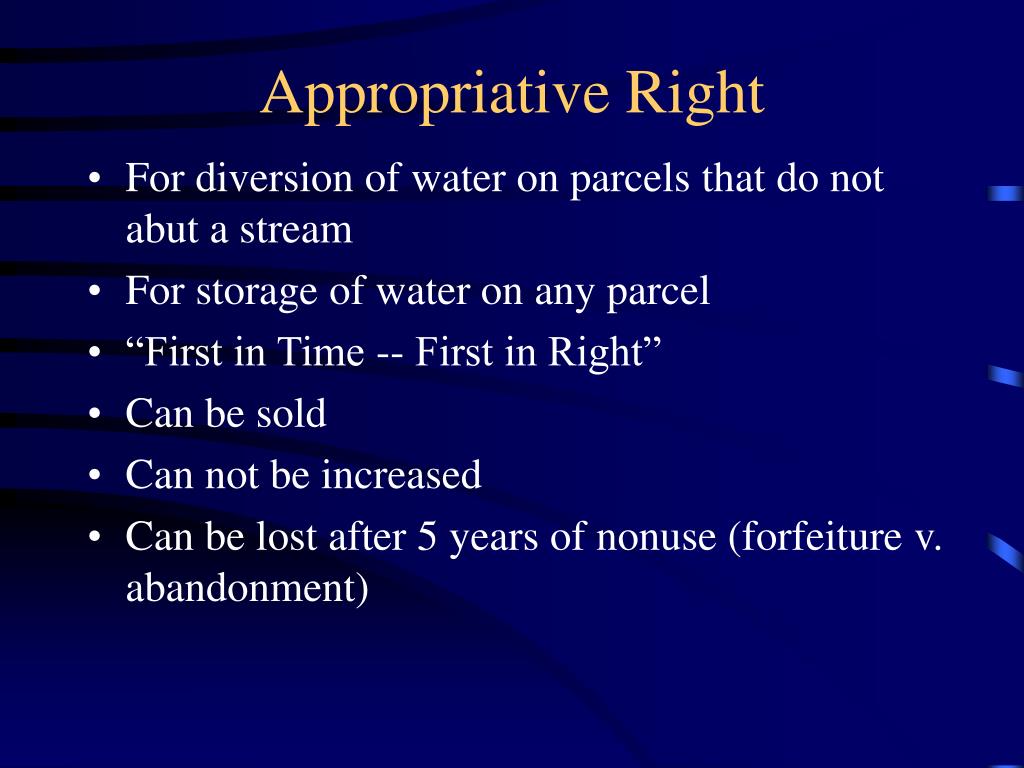 PPT - Water Rights in California PowerPoint Presentation, free download ...