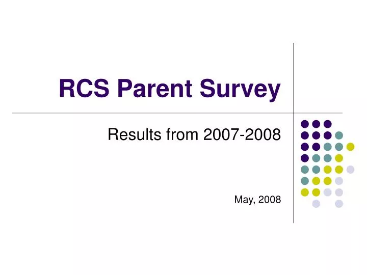 rcs parent survey n.