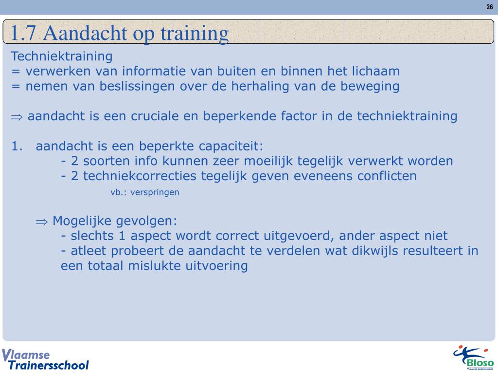 PPT - Instructeur B Voetbal (Getuigschrift B) Motorisch Leren ...