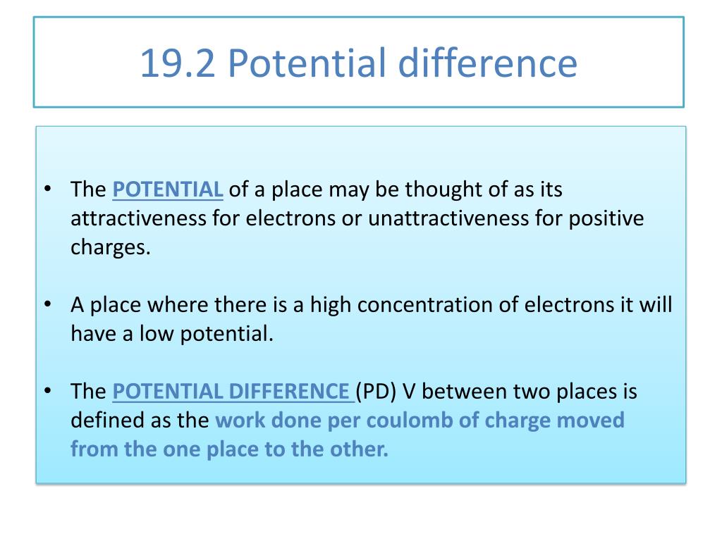 voltage difference definition