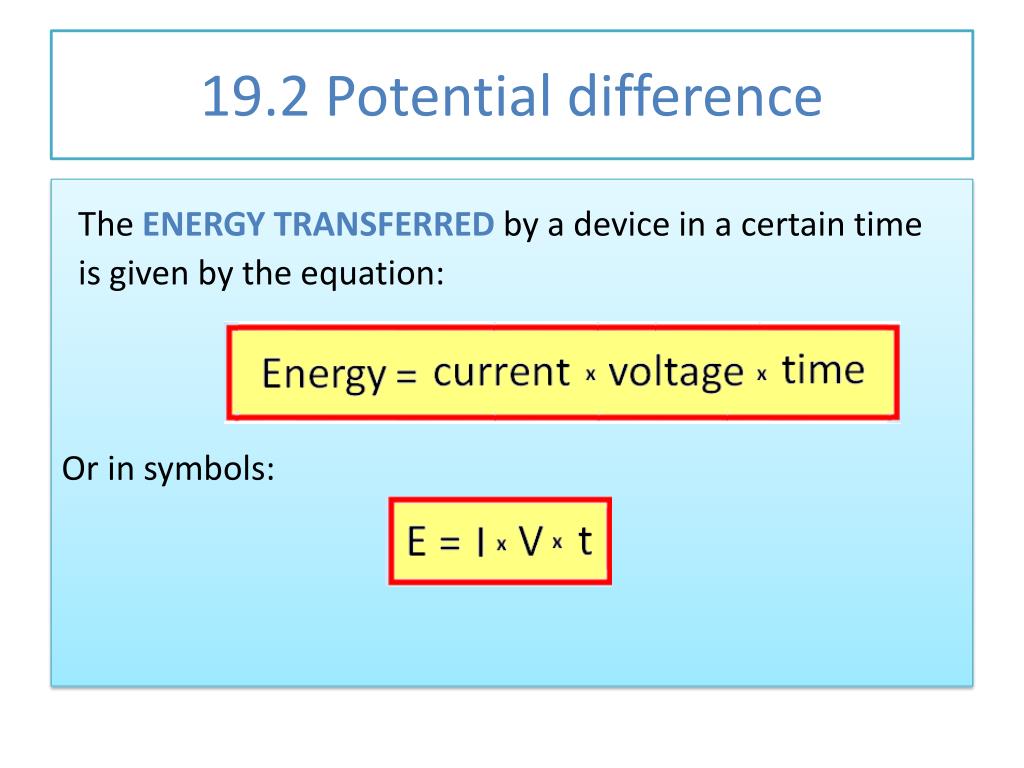 Potential Difference potential-difference