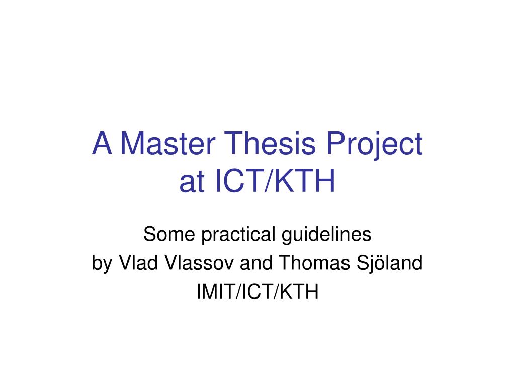 kth phd thesis