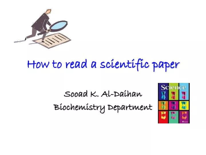 how much time to read a scientific paper