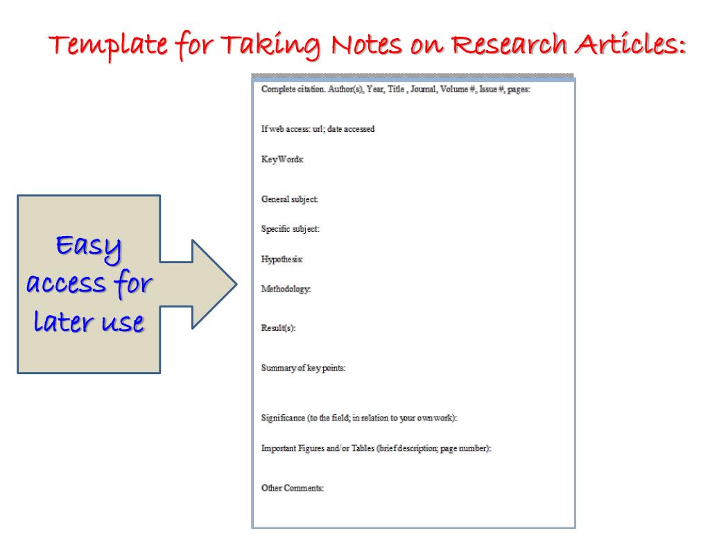 PPT How To Read A Scientific Paper PowerPoint Presentation Free 