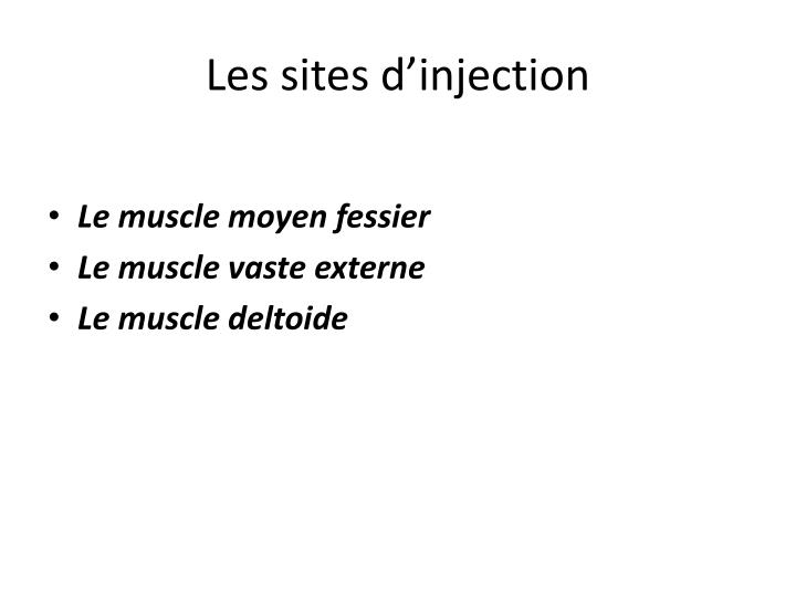 PPT - Les injections intramusculaire (I/m) PowerPoint Presentation - ID ...