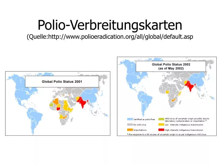 polio verbreitungskarten quelle http www polioeradication org all global default asp n.