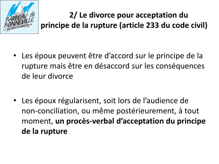 PPT - LE DIVORCE EN FRANCE PowerPoint Presentation - ID:5098455