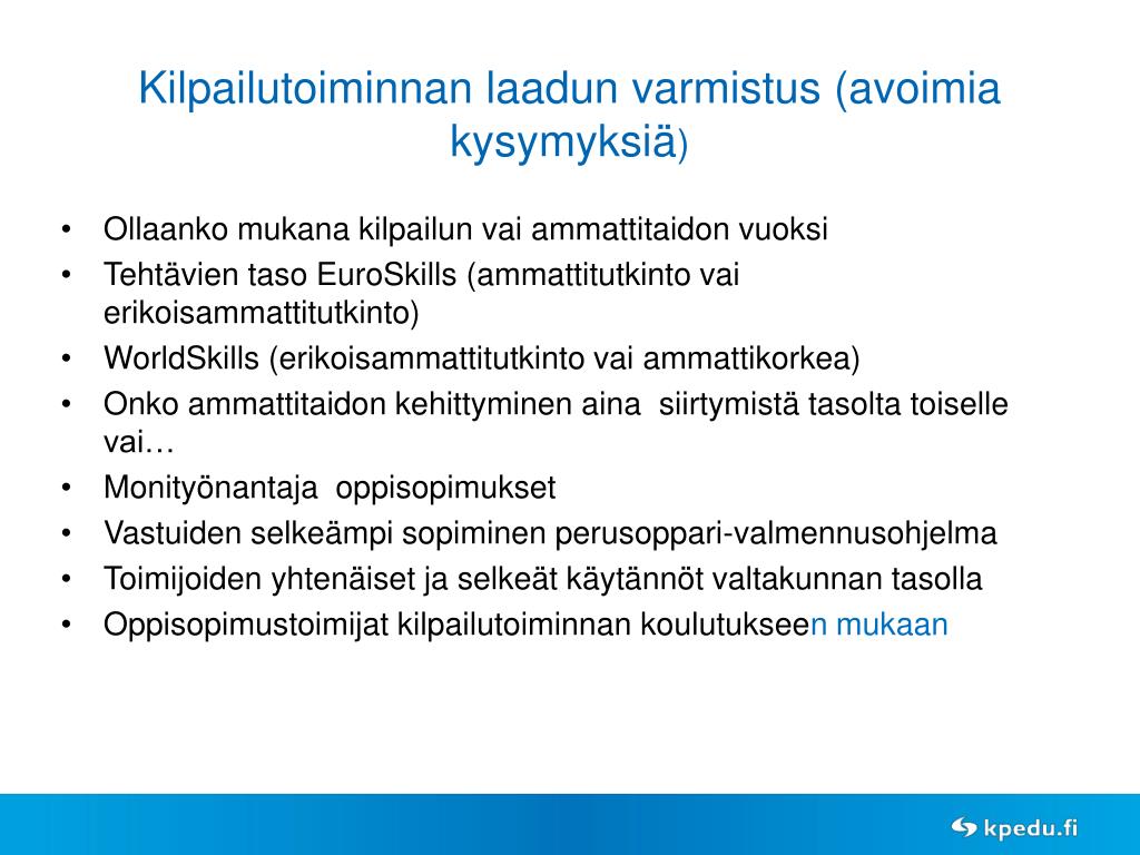 PPT - Oppisopimuskoulutus PowerPoint Presentation, Free Download - ID ...