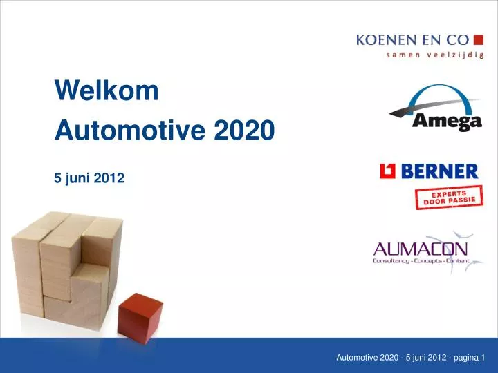 welkom automotive 2020 5 juni 2012 n.