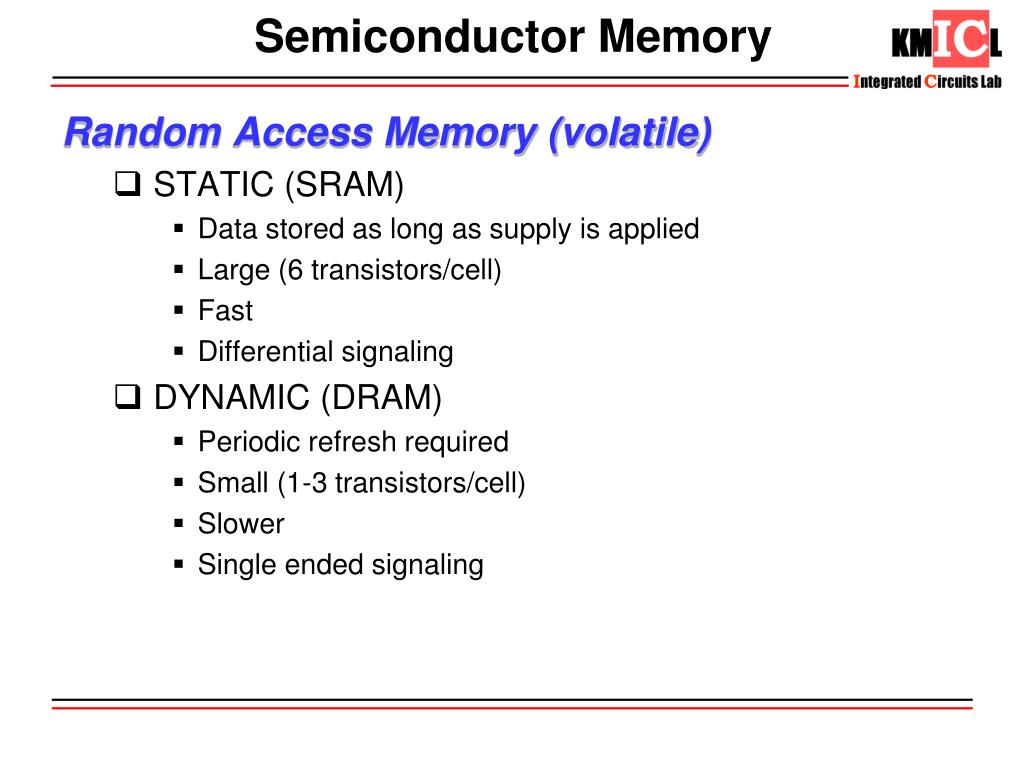 Barren Colonel ability PPT - Semiconductor Memory PowerPoint Presentation, free download -  ID:5100283