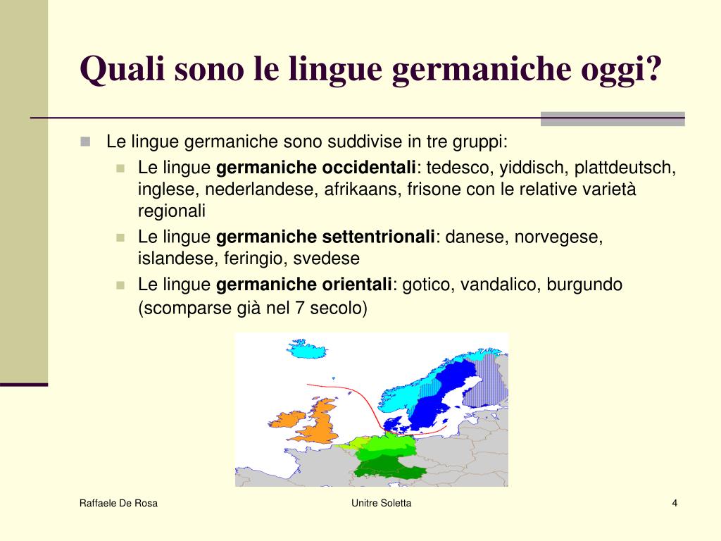 Quale Lingua Nordica Non è Una Delle Lingue Germaniche PPT - Storia delle lingue europee Lezione 3: 20.12.2013 PowerPoint