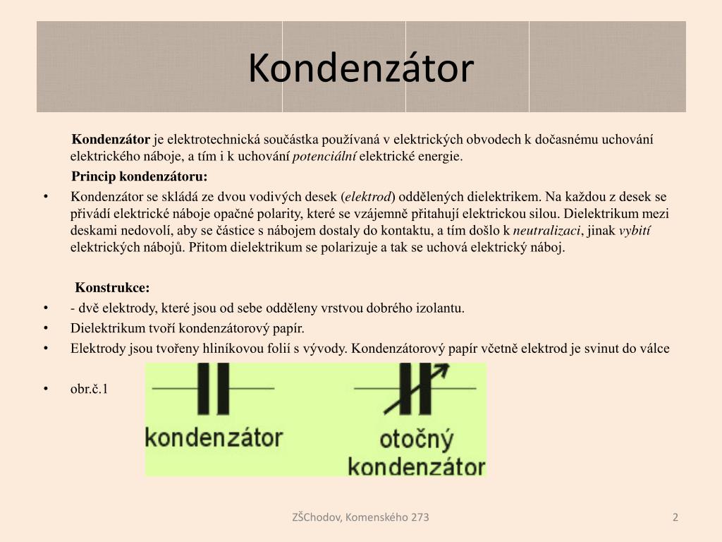PPT - Kondenzátor a cívka PowerPoint Presentation, free download -  ID:5101236