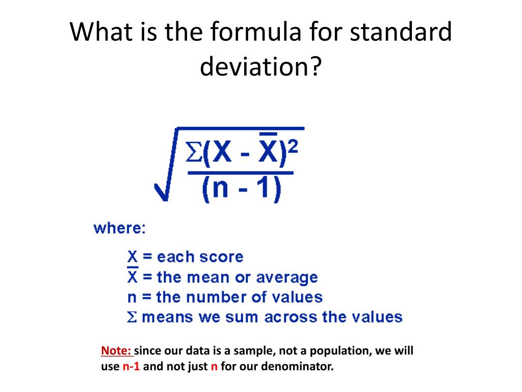 PPT Using Standard Deviation In AP Biology PowerPoint Presentation 