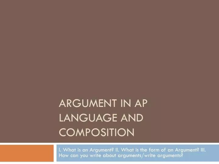 argument composition