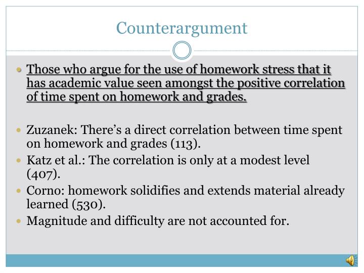 Positive and negative effects of homework picture