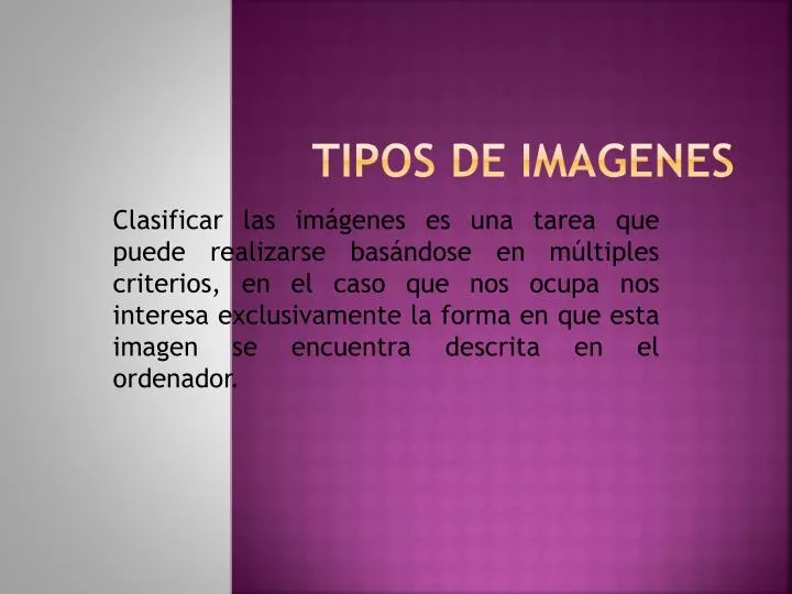 PPT - TIPOS DE IMAGENES PowerPoint Presentation, free download - ID:5103823