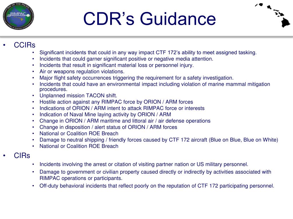 PPT - CTF 172 RIMPAC STAFF TRAINING JUL 5, 2014 LCDR John Vinson ...