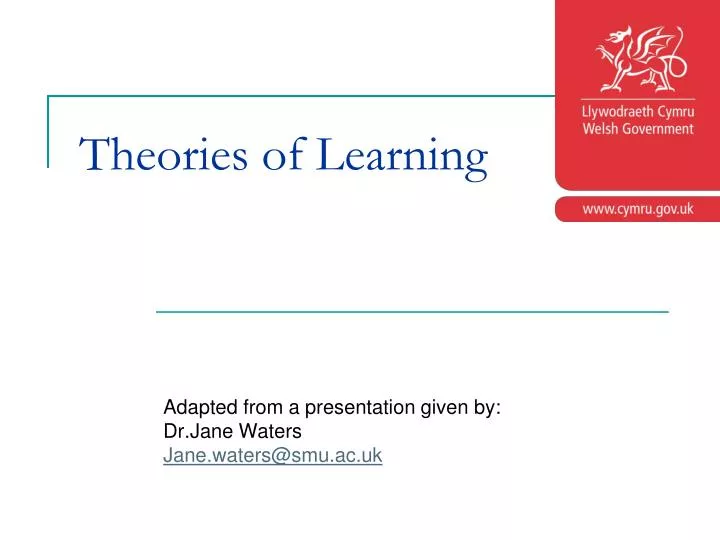 PPT - Theories of Learning PowerPoint Presentation, free download - ID ...