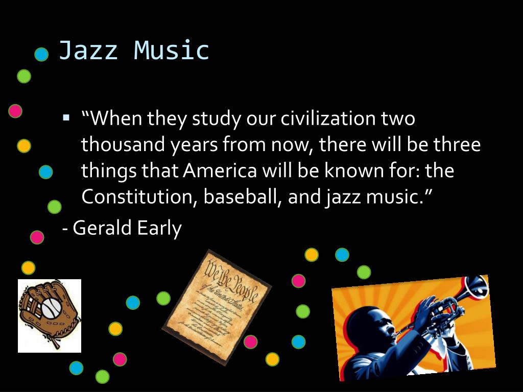presentation about jazz music