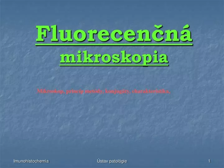 fluorecen n mikroskopia n.