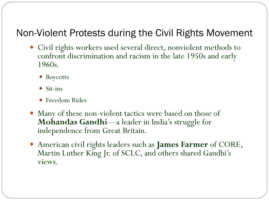 PPT - Civil Rights Movement PowerPoint Presentation - ID:51084081024 x 768