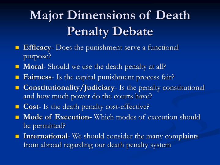 Death Penalty Debate