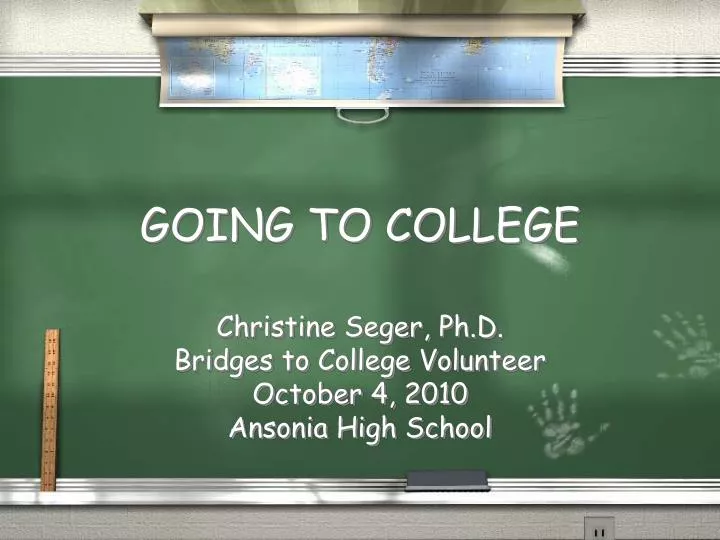 going to college n.