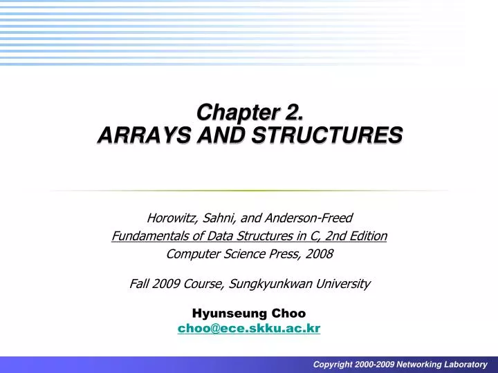 PPT - Chapter 2. ARRAYS AND STRUCTURES PowerPoint Presentation, free ...