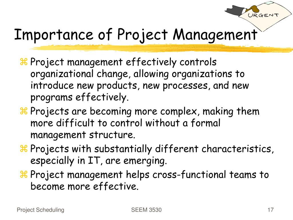 project management importance essay
