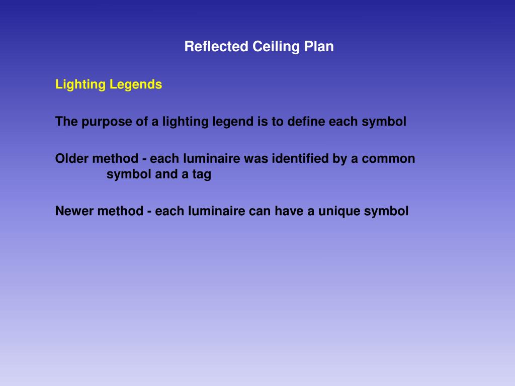 Ppt Reflected Ceiling Plan Powerpoint Presentation Free