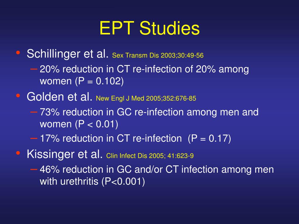 PPT - Expedited Partner Therapy in Colorado: Enhancing STI Prevention ...