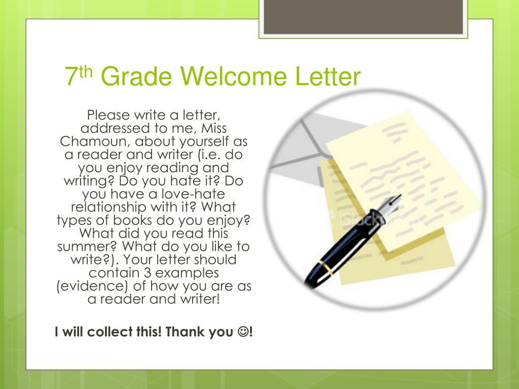 PPT - 17 th Grade Welcome Letter PowerPoint Presentation, free