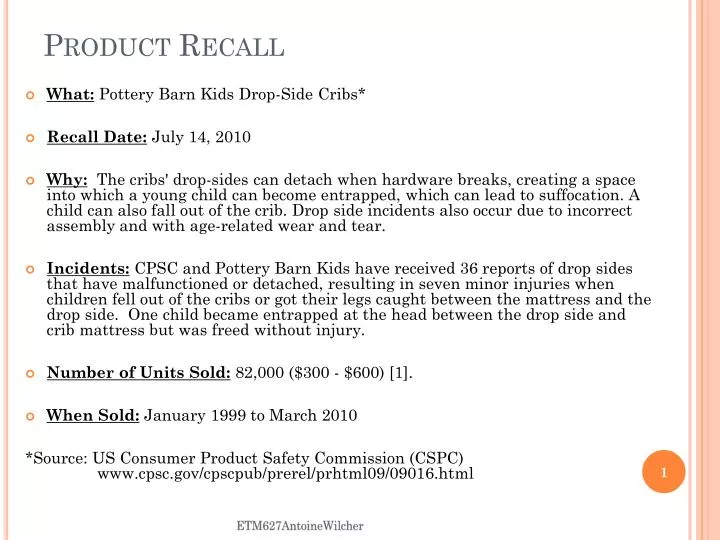 Ppt Product Recall Powerpoint Presentation Free Download Id5113010