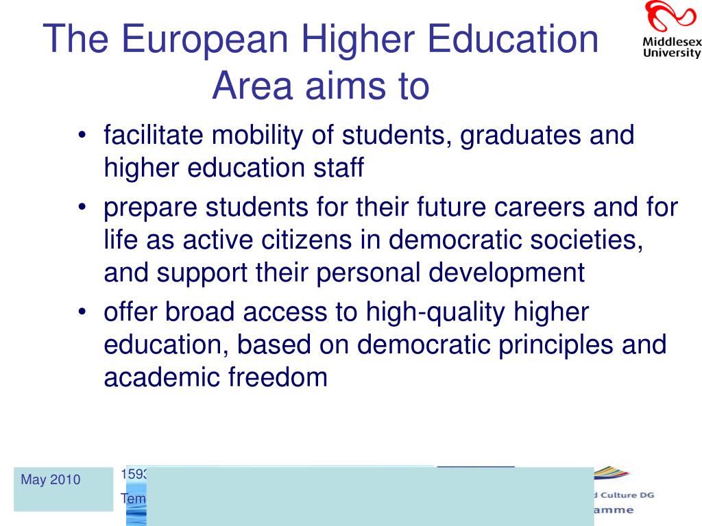 PPT The Bologna Process Aims, Objectives and Challenges Elli