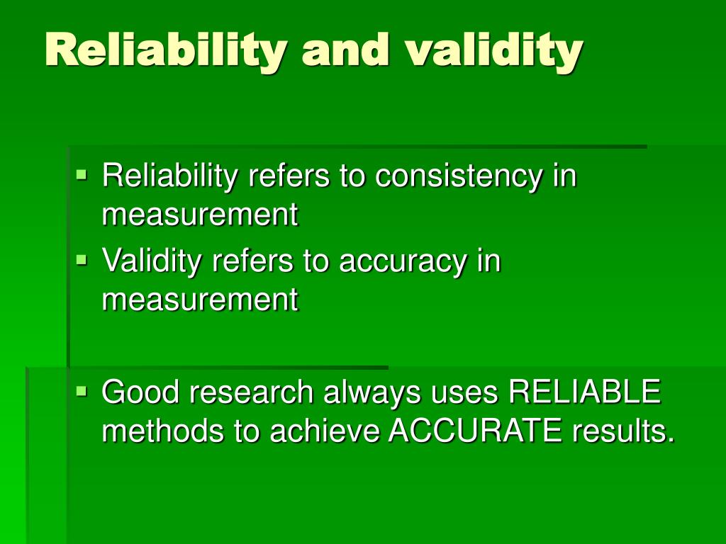 validity refers to the accuracy of an employment test results