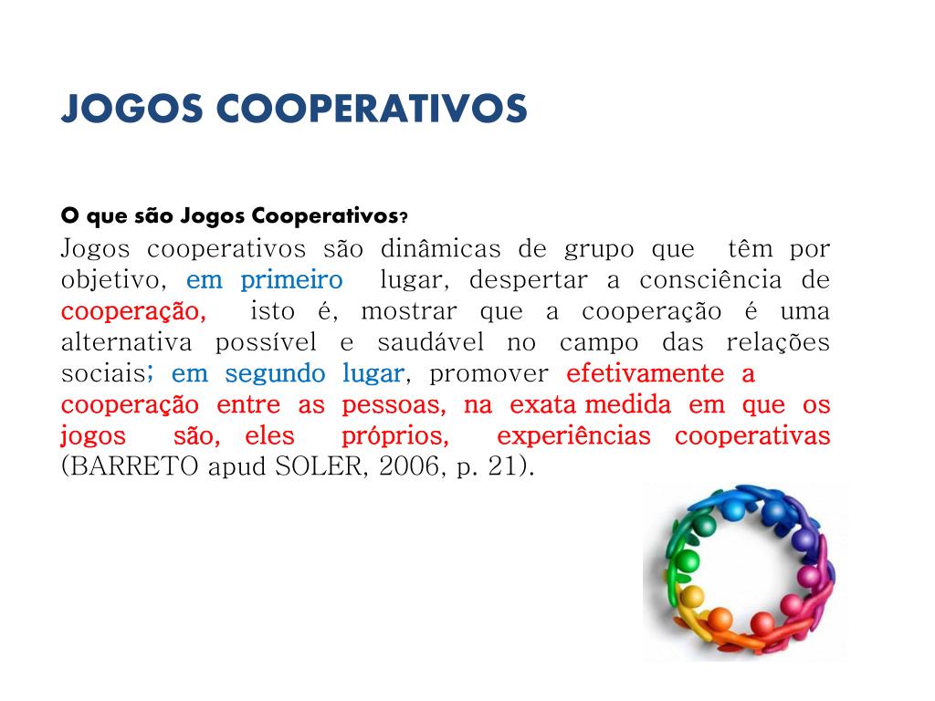 Dinamicas jogos cooperativos