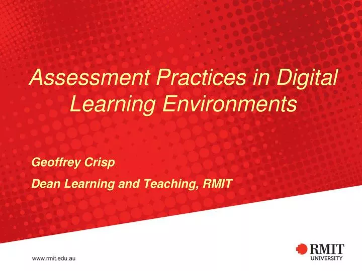 assessment practices in digital learning environments n.