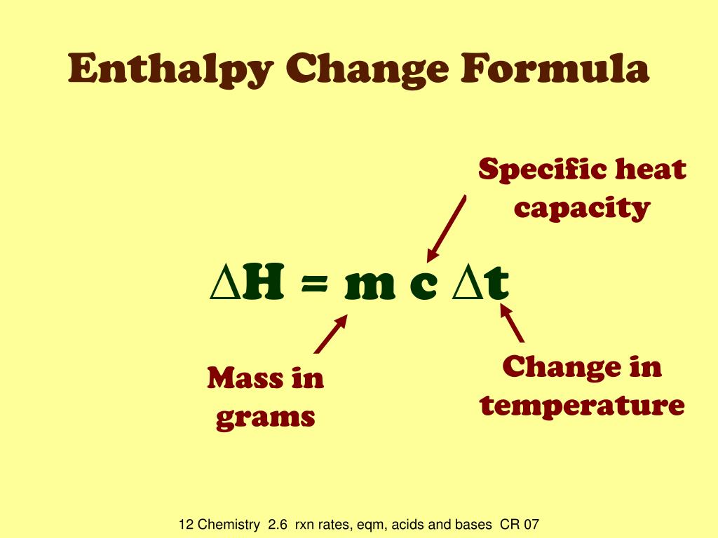 Is Change In Enthalpy The Same As Q