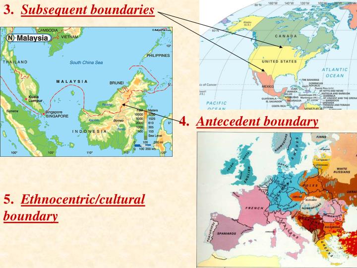 Antecedent Boundaries
