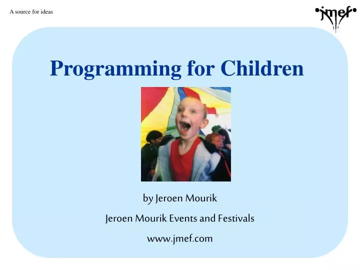 PPT - Programming for Children PowerPoint Presentation, free download ...