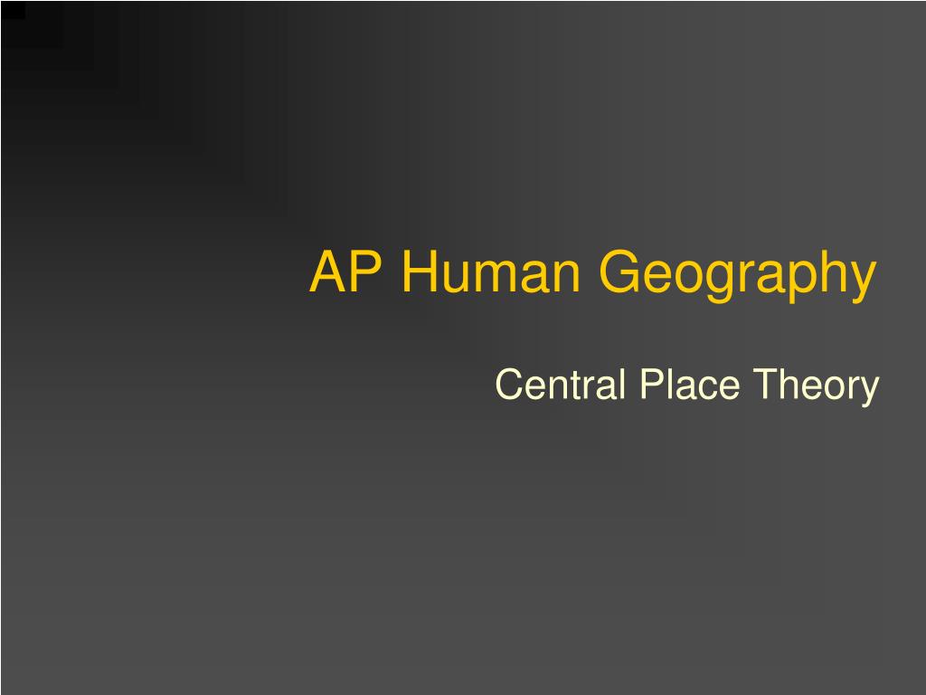 PPT AP Human Geography PowerPoint Presentation, free download ID