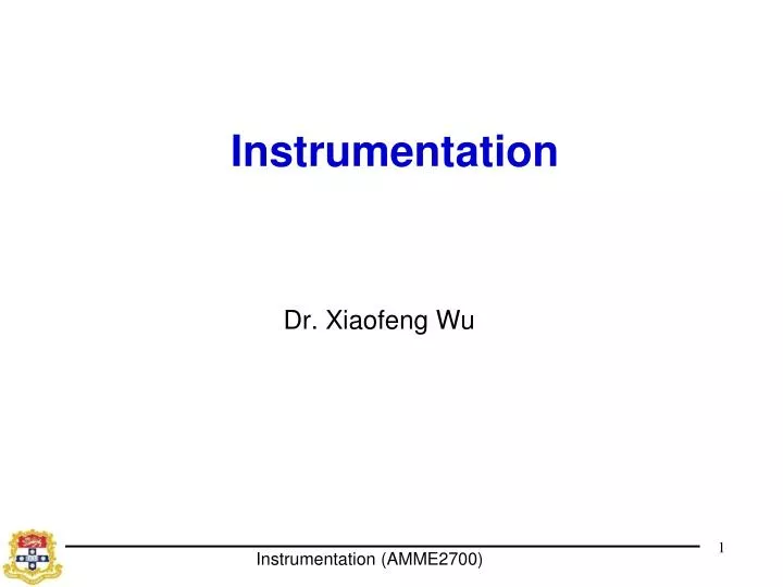 Ppt instrumentation powerpoint presentation free download id 5121792