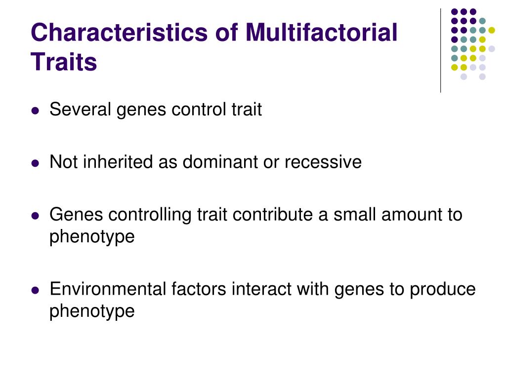 What Are Multifactorial Traits