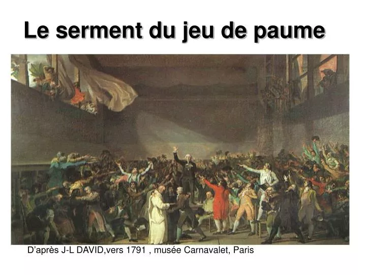 Fiche HIDA Serment du Jeu de Paume