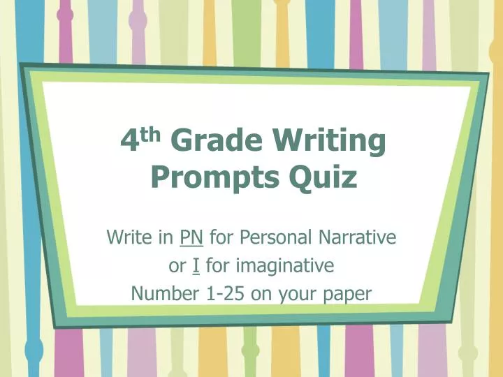 4th grade narrative essay writing prompts Student work samples for the writing prompt in the but other writing prompts at grade 4 “according to the passage,” for a narrative task. 4th grade narrative essay writing prompts Student work samples for the writing prompt in the but other writing prompts at grade 4 “according to the passage,” for a narrative task.