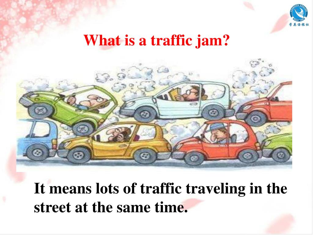 traffic jam presentation slide