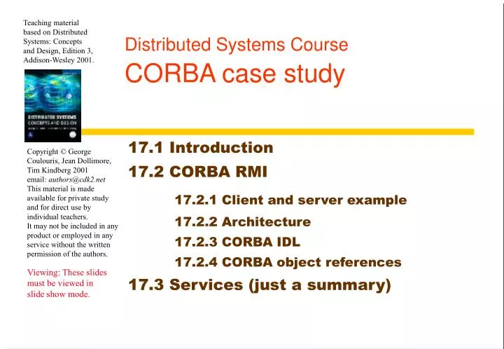 Distributed systems coursework